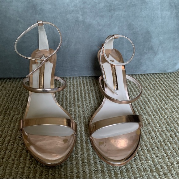 Sophia Webster Rosalind Mid Heel Sandal, Rose Gold, 38, 7, 7.5 - Picture 8 of 10